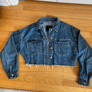 cropped jean jacket from forever 21!